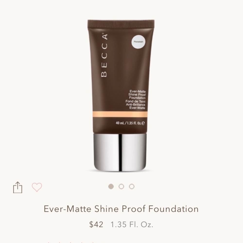 Becca ever matte foundation